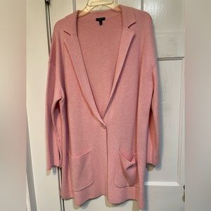 Talbots pink cardigan